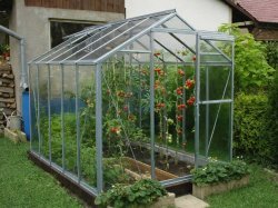 Skleník zahradní, čiré sklo, LanitPlast LIMES Viva V6