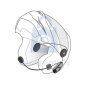 Bluetooth headset pro uzavřené a otevřené přilby Interphone U-COM3