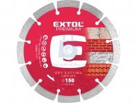 Kotouč řezný diamantový, segmentový, Long Life, EXTOL PREMIUM