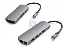 Hliníkový FIXED HUB s rozhraním USB-C pro notebooky a tablety