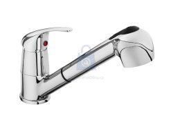 Baterie dřezová teleskopická, chrom, BALLETTO