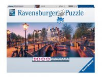 Panorama puzzle Amsterdam 1000 dílků