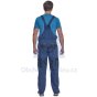 Kalhoty pracovní s laclem MAX SUMMER, CERVA