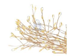 Řetěz vánoční nano LED ježek, AA, vnitřní, teplá bílá, časovač, EMOS