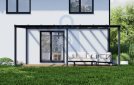Pergola 4x6 m, antracit