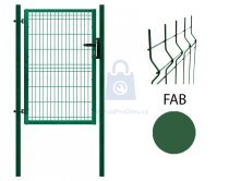 plotová branka s 3D panelem, plotové branky