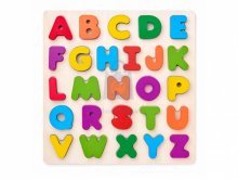 Puzzle ABC - masivní písmena na desce