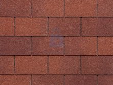 Šindel střešní, TOP SHINGLE RECTANGULAR, 507 SHADED RED