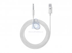 Audio kabel Cellularline Aux Music Cable, konektory Ligtning + 3,5 mm jack, MFI certifikace