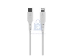 Liquid silicone kabel FIXED USB-C/Lightning, nabíjecí a datový, PD a MFI
