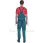 Kalhoty pracovní s laclem MAX SUMMER, CERVA