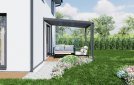 Pergola 3x3 m, antracit