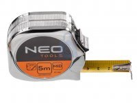 Metr svinovací, ocel/nylon se stopem, NEO tools
