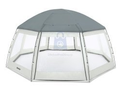 58612 Zastřešení bazénu POOL DOME 6 x 6 x 2,95 m