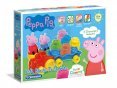 Clemmy baby - Peppa Pig - vláček s kostkami, Clementoni