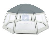 58612 Zastřešení bazénu POOL DOME 6 x 6 x 2,95 m