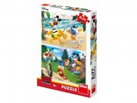 Puzzle Disney Mickey sportuje 2x77 dílků