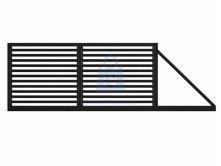 Brána samonosná kovová, DAMI HORIZONTAL