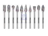 Frézy karbidové, sada, EXTOL INDUSTRIAL
