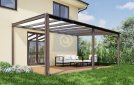 Pergola hliníková, mléčný dutinkový polykarbonát 16 mm, CRSklo