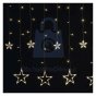 Závěs vánoční LED, hvězdy, vnitřní, teplá bílá, EMOS