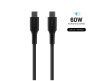 Nabíjecí a datový Liquid silicone kabel FIXED s konektory USB-C/USB-C, 60W