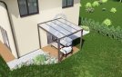 Pergola hliníková, mléčný dutinkový polykarbonát 16 mm, CRSklo