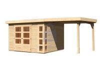 Domek zahradní s přístavkem, dřevěný, KARIBU KERKO 6