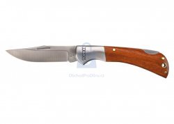 Nůž kapesní, dřevěný dekor, Topex