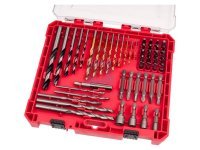 Sada vrtáků a bitů, 50 ks, HSS, CrV, SK, EXTOL PREMIUM