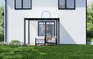 Pergola hliníková, mléčný dutinkový polykarbonát 16 mm, CRSklo