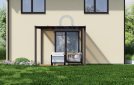 Pergola 3x3 m, hnědá