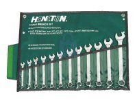 Sada očkoplochých klíčů vyhnutých 12 dílů, 8-22 mm, HONITON