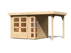 Domek zahradní s přístavkem, dřevěný, KARIBU KERKO 3