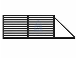Brána samonosná kovová, DAMI HORIZONTAL