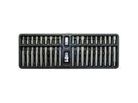Modul A sada zástrčných hlavic XZN, TRX, IMBUS 3/8”a 1/2” pro dílenský vozík, 40 dílů, HONITON