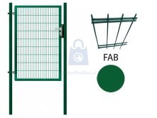 jednokřídlá plotová branka PILOFOR SUPER, ZN+PVC