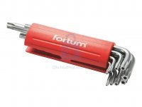 Sada TORX security klíčů, TT10-50, 9 dílů, FORTUM