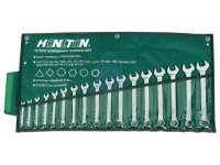 Sada očkoplochých klíčů vyhnutých 17 dílů, 6-22 mm, HONIDRIVER