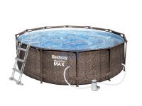 Bazén Steel Pro Max Rattan 3,66 x 1 m - 56709