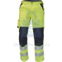 Kalhoty pracovní do pasu KNOXFIELD HV FL290, CERVA