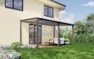 Pergola hliníková, mléčné bezpečnostní sklo 8 mm, CRSklo