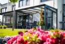 Pergola hliníková, čiré bezpečnostní sklo 8 mm, CRSklo