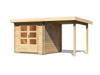 Domek zahradní s přístavkem, dřevěný, KARIBU BASTRUP 2