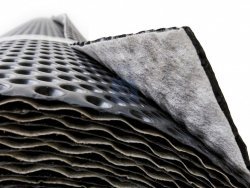 Fólie s nakašírovanou filtrační textilií, GUTTABETA DRAIN