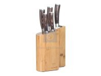 Sada nožů Gourmet Timber v bambusovém bloku, G21