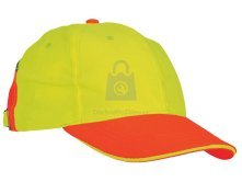 Reflexní kšiltovka KNOXFIELD HV CERVA v HI-VIS barvách s kovovým zapínáním