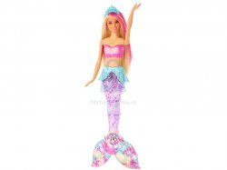 Barbie svítící mořská panna s pohyblivým ocasem, Mattel
