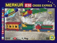 Merkur stavebnice 030 Cross expres, 310 dílů, 10 modelů
