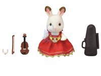 Město - houslistka chocolate králík